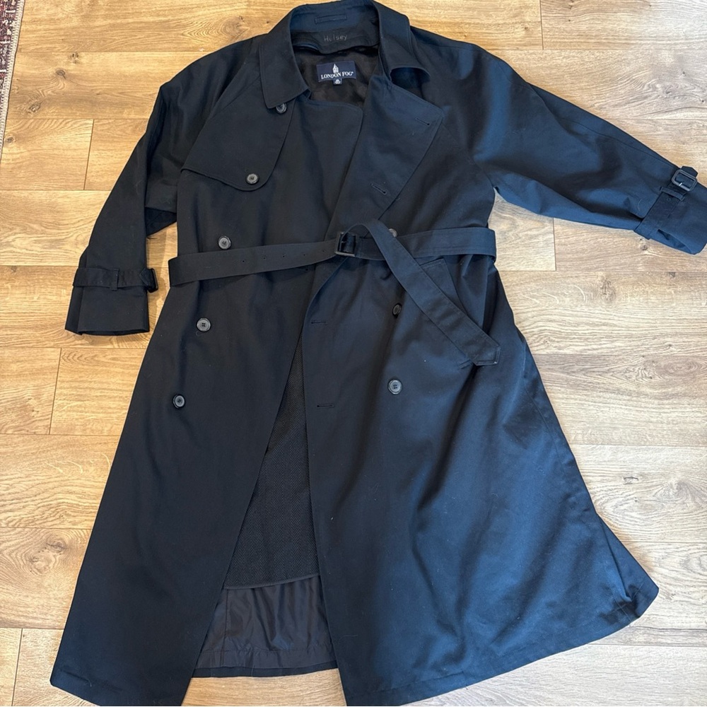 London Fog Midnight Trench Coat